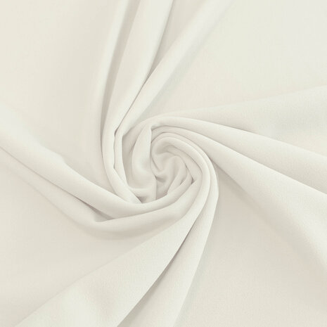 VJ COUPON Scuba Crepe CR24 - Creme - 135+70 x 140 cm VJ COUPON Scuba Crepe CR24 - Creme - 135+70 x 140 cm