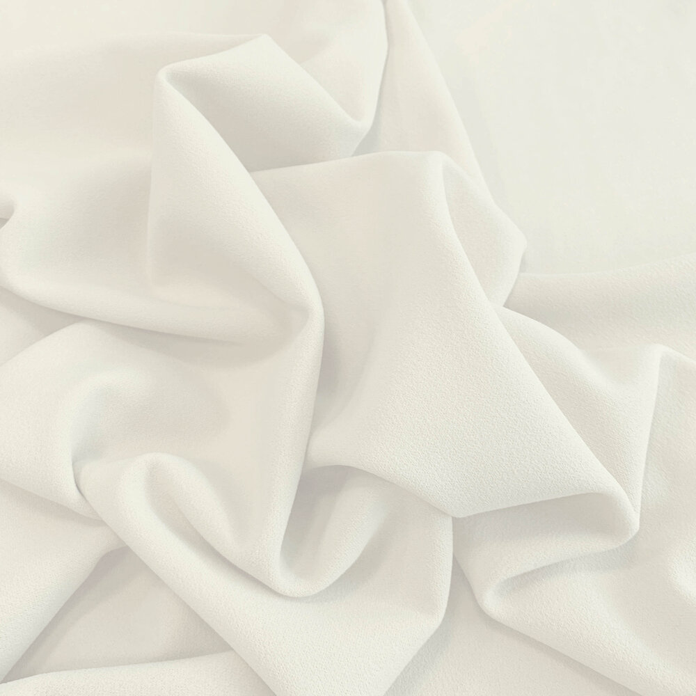 VJ COUPON Scuba Crepe CR24 - cream - 135+70X140CM VJ COUPON Scuba Crepe CR24 - cream - 135+70X140CM