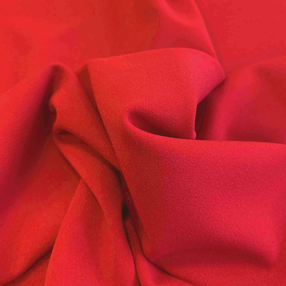 VJ COUPON Scuba Crepe CR23 - rot - 135+50 x 140 cm VJ COUPON Scuba Crepe CR23 - rot - 135+50 x 140 cm
