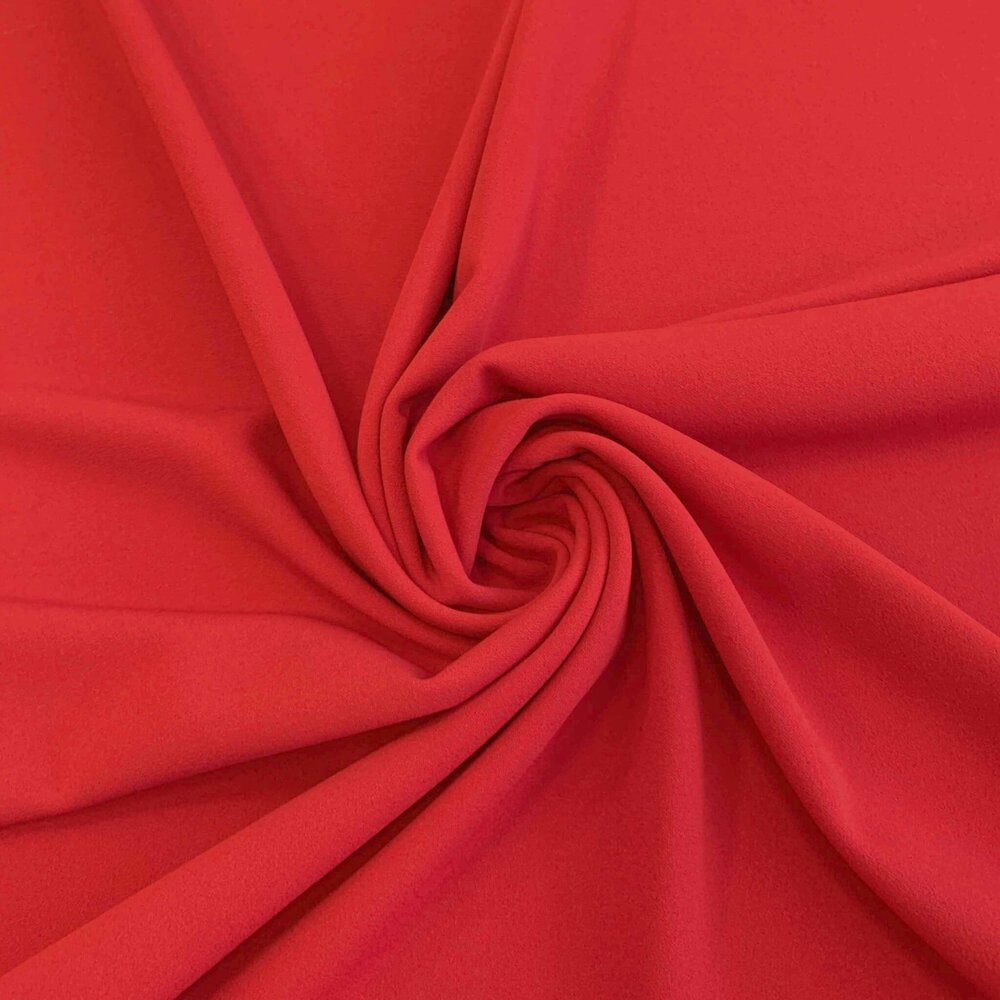 VJ COUPON Scuba Crepe CR23 - rot - 135+50 x 140 cm VJ COUPON Scuba Crepe CR23 - rot - 135+50 x 140 cm