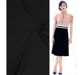 VJ COUPON Piqué Stretch PS04 - Noir 100X150CM (FT) VJ COUPON Piqué Stretch PS04 - Noir 100X150CM (FT)