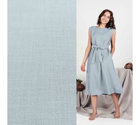 VJ COUPON - Stretch Linen L08 - soft blue 85X140CM