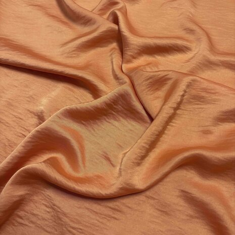 Satin extensible soyeux SI26 - saumon Satin extensible soyeux SI26 - saumon