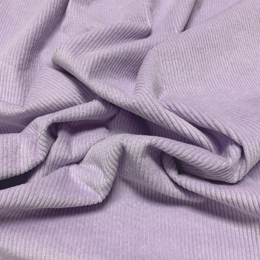 VJ COUPON - Katoen Corduroy Stretch AB15 - Lila 50X140CM VJ COUPON - Katoen Corduroy Stretch AB15 - Lila 50X140CM