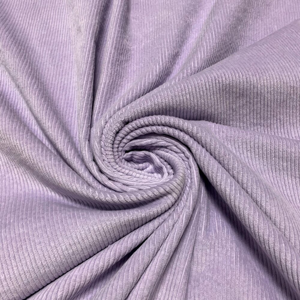 VJ COUPON - Cotton Corduroy Stretch AB15 - Lilac 50X140CM VJ COUPON - Cotton Corduroy Stretch AB15 - Lilac 50X140CM