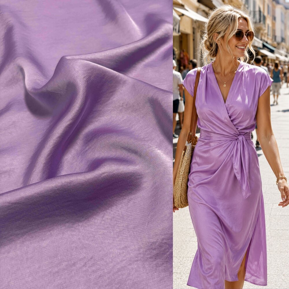 Silky Satin Stretch SI28 - lila