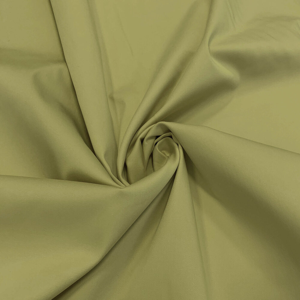 VJ COUPON - Satin Cotton Comfort Stretch SK26 - Light Olive 35X135CM VJ COUPON - Satin Cotton Comfort Stretch SK26 - Light Olive 35X135CM