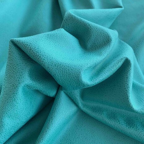 COUPON VJ - Simili cuir IL32 - turquoise 170 x 140 cm COUPON VJ - Simili cuir IL32 - turquoise 170 x 140 cm