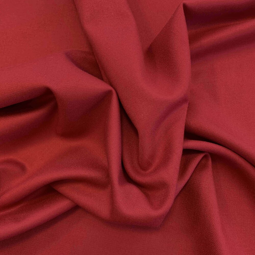 VJ COUPON Bamboo Gabardine Stretch BC07 - red 125X150CM
