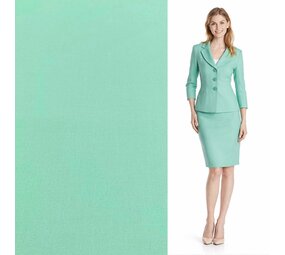 VJ COUPON Bambus-Gabardine Stretch BC23 - mint 105 x 150 cm (VLK) VJ COUPON Bambus-Gabardine Stretch BC23 - mint 105 x 150 cm (VLK)