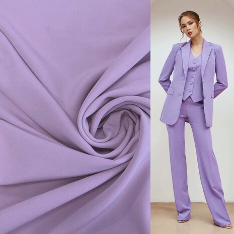 COUPON VJ Terlenka 4-Way Stretch TS39 - Lavande 100 x 147 cm COUPON VJ Terlenka 4-Way Stretch TS39 - Lavande 100 x 147 cm