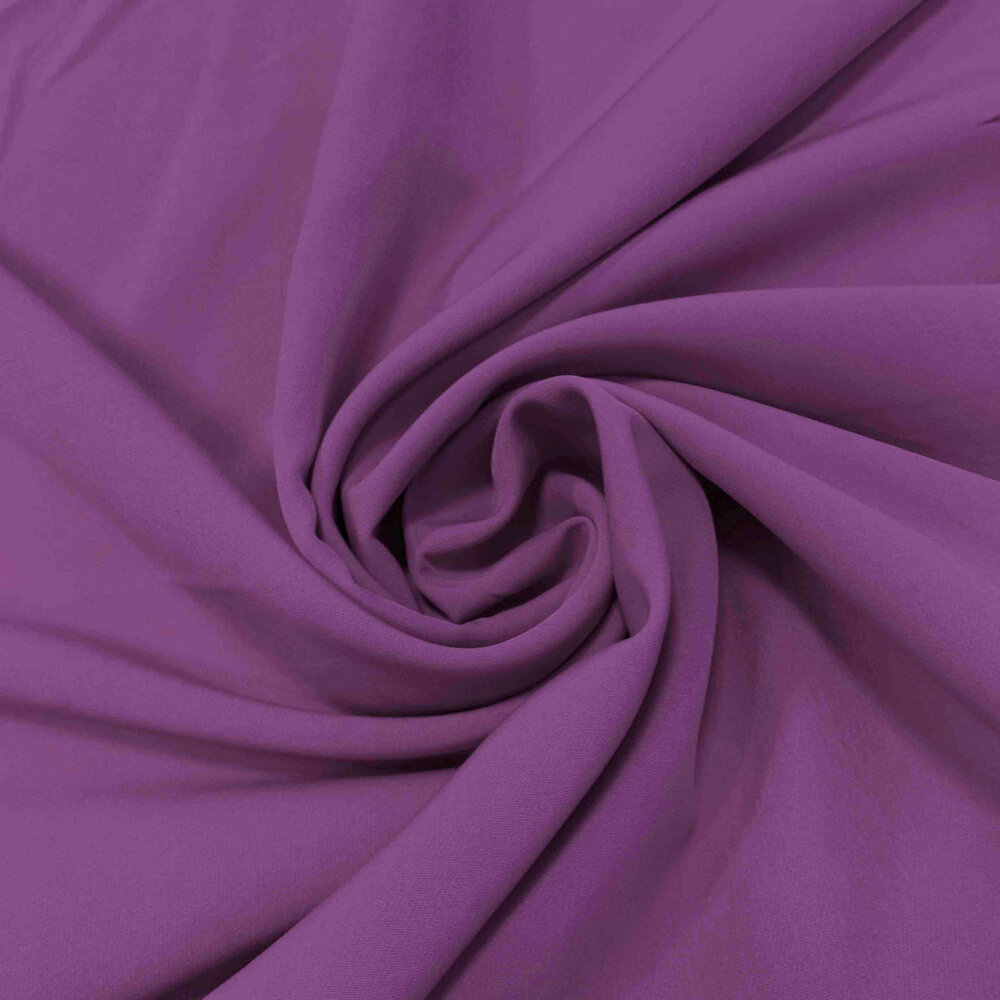 COUPON VJ Terlenka TS36 extensible dans les 4 sens - violet bohème 55+50 x 147 cm