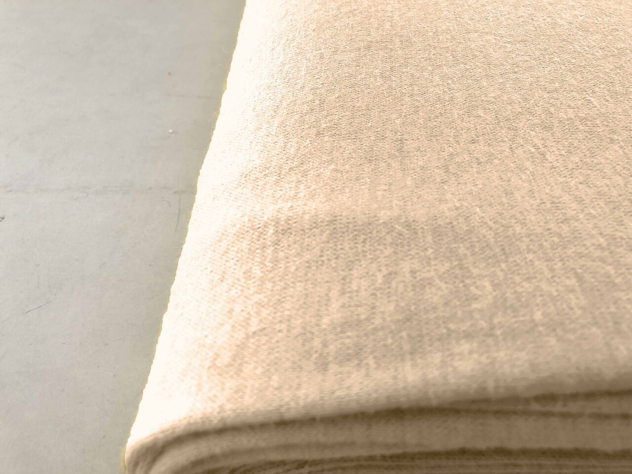 VJ COUPON Heavy Wool HW07 - beige melange 60X150CM VJ COUPON Heavy Wool HW07 - beige melange 60X150CM