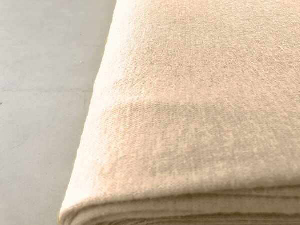 VJ COUPON Schwere Wolle HW07 - beige meliert 60x150cm VJ COUPON Schwere Wolle HW07 - beige meliert 60x150cm