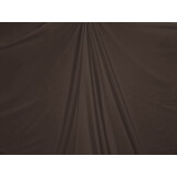 COUPON VJ - Cupro Satin Solid TC08 - Marron foncé 80 x 137 cm