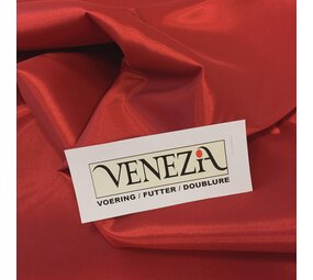 VJ COUPON Venezia Stretchfutter AS08 – leuchtend rot – 55+80 x 140 cm