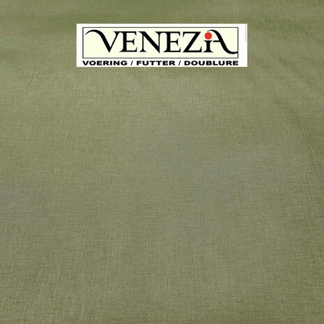 COUPON VJ - Doublure Venezia - A71 - Vert olive 150 x 140 cm COUPON VJ - Doublure Venezia - A71 - Vert olive 150 x 140 cm