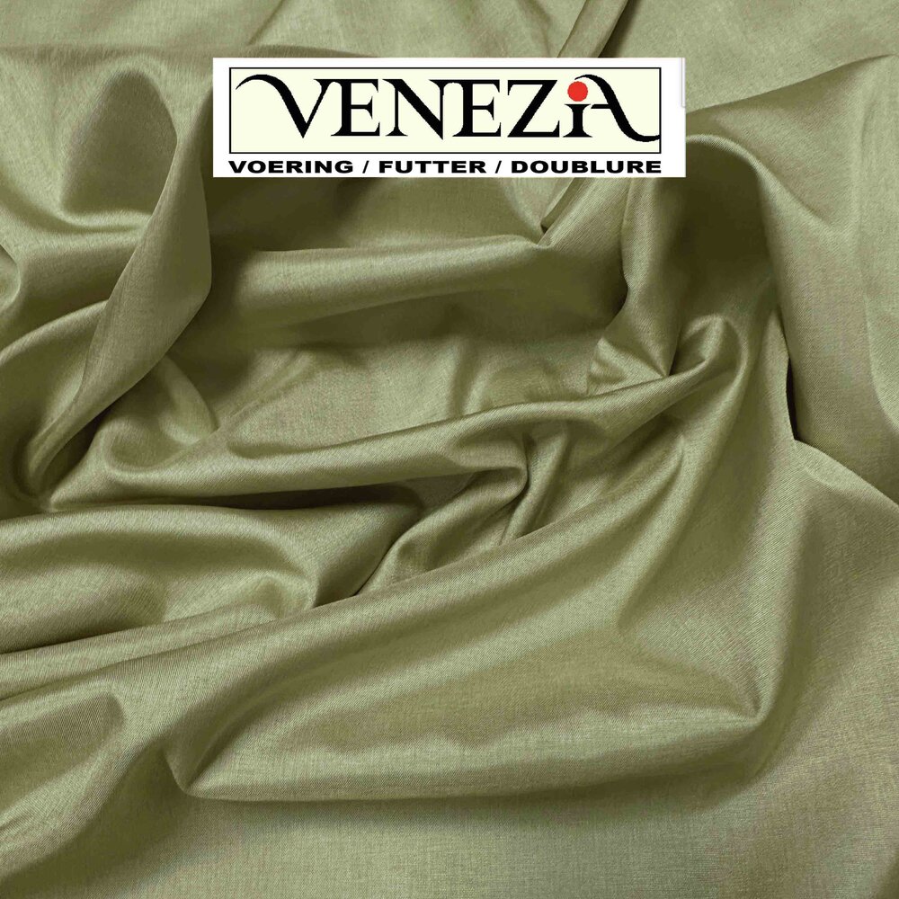 VJ COUPON– Venezia-Futter – A71 – Olivgrün 150 x 140 cm