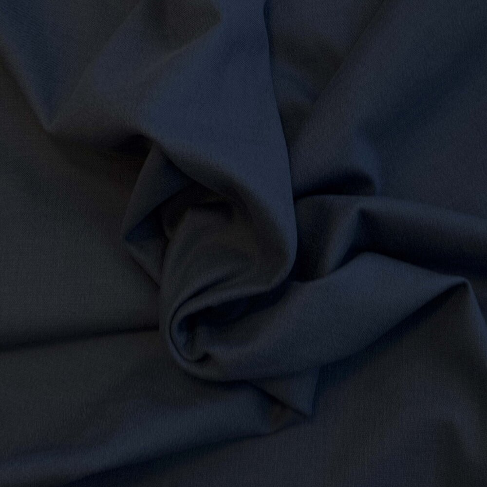 VJ COUPON -  	Stretch Linnen L04 - donkerblauw  80X140CM