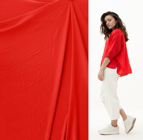 Lin clair AL01 - rouge Lin clair AL01 - rouge