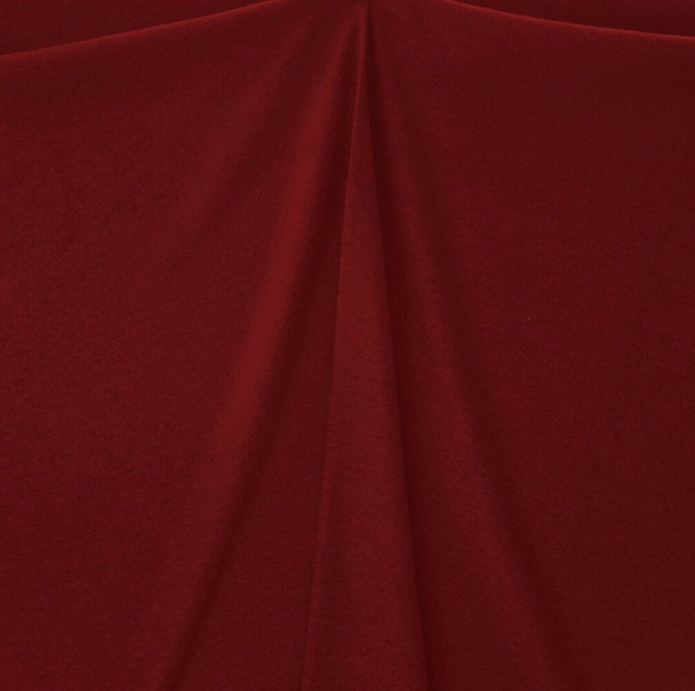 Gekookte Wol Uni CW01 - rood Gekookte Wol Uni CW01 - rood