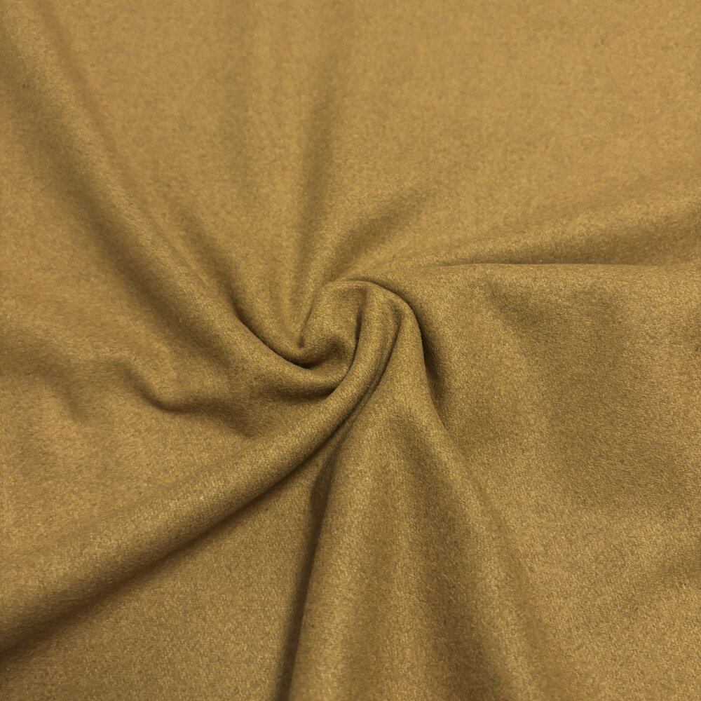 Woolen Coat Fabric KW25 - gold camel