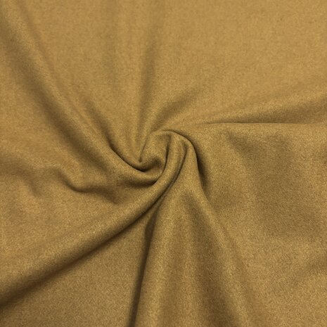 Woolen Coat Fabric KW25 - gold camel