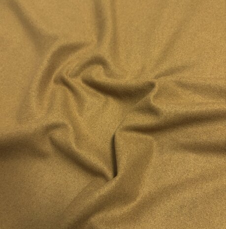 Woolen Coat Fabric KW25 - gold camel