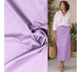Katoen poplin 5571 - Lila