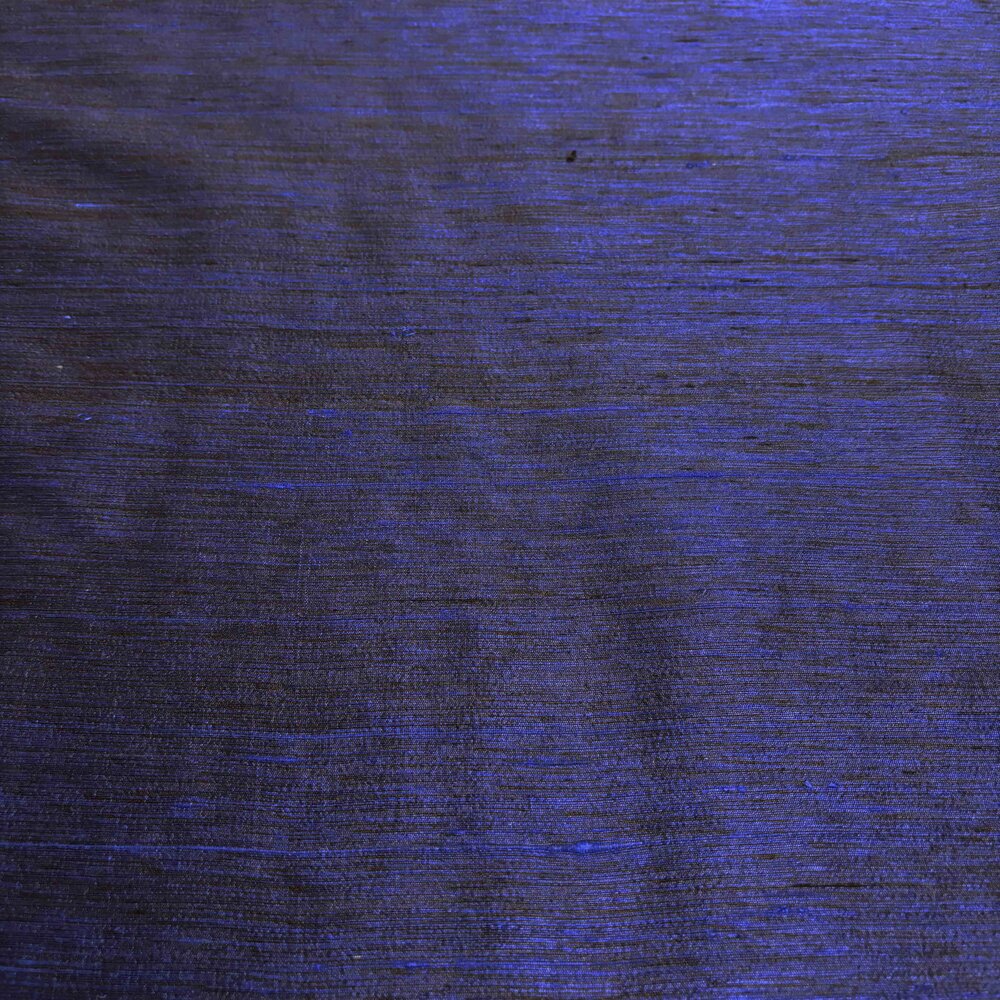 Dupion Silk D39 - black/cobalt melange Dupion Silk D39 - black/cobalt melange