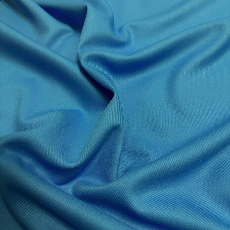 Gabardine de bambou extensible BC47 - bleu azur Gabardine de bambou extensible BC47 - bleu azur