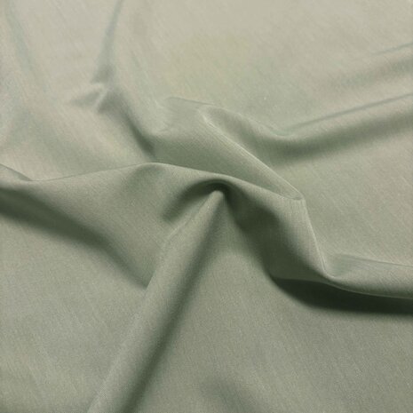 Gabardine Terlenka Stretch T59 - sage green melange Gabardine Terlenka Stretch T59 - sage green melange