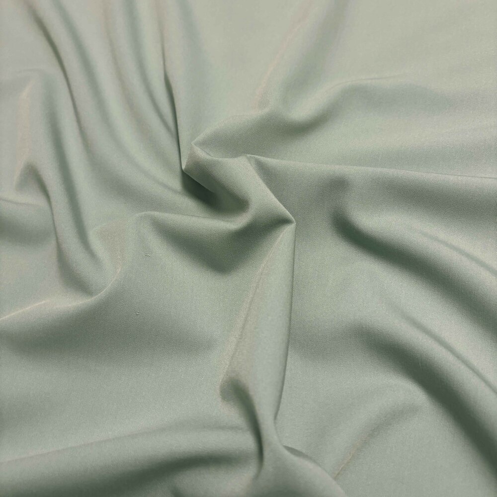 Gabardine Terlenka Stretch T61 - mist green Gabardine Terlenka Stretch T61 - mist green