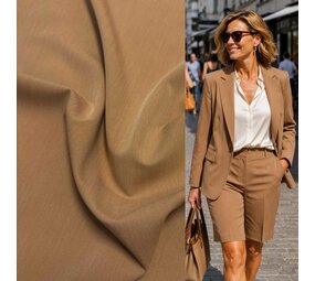 Gabardine Terlenka Stretch T60 - camel clair