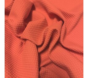 VJ COUPON Stretch knit with waffle structure 4997 - red 90+80+40X170CM VJ COUPON Stretch knit with waffle structure 4997 - red 90+80+40X170CM