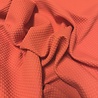 VJ COUPON Tricot extensible à structure gaufrée 4997 - rouge 90+80+40X170CM