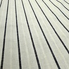 Rayures en coton et lin tissé 5574 - blanc/bleu Rayures en coton et lin tissé 5574 - blanc/bleu