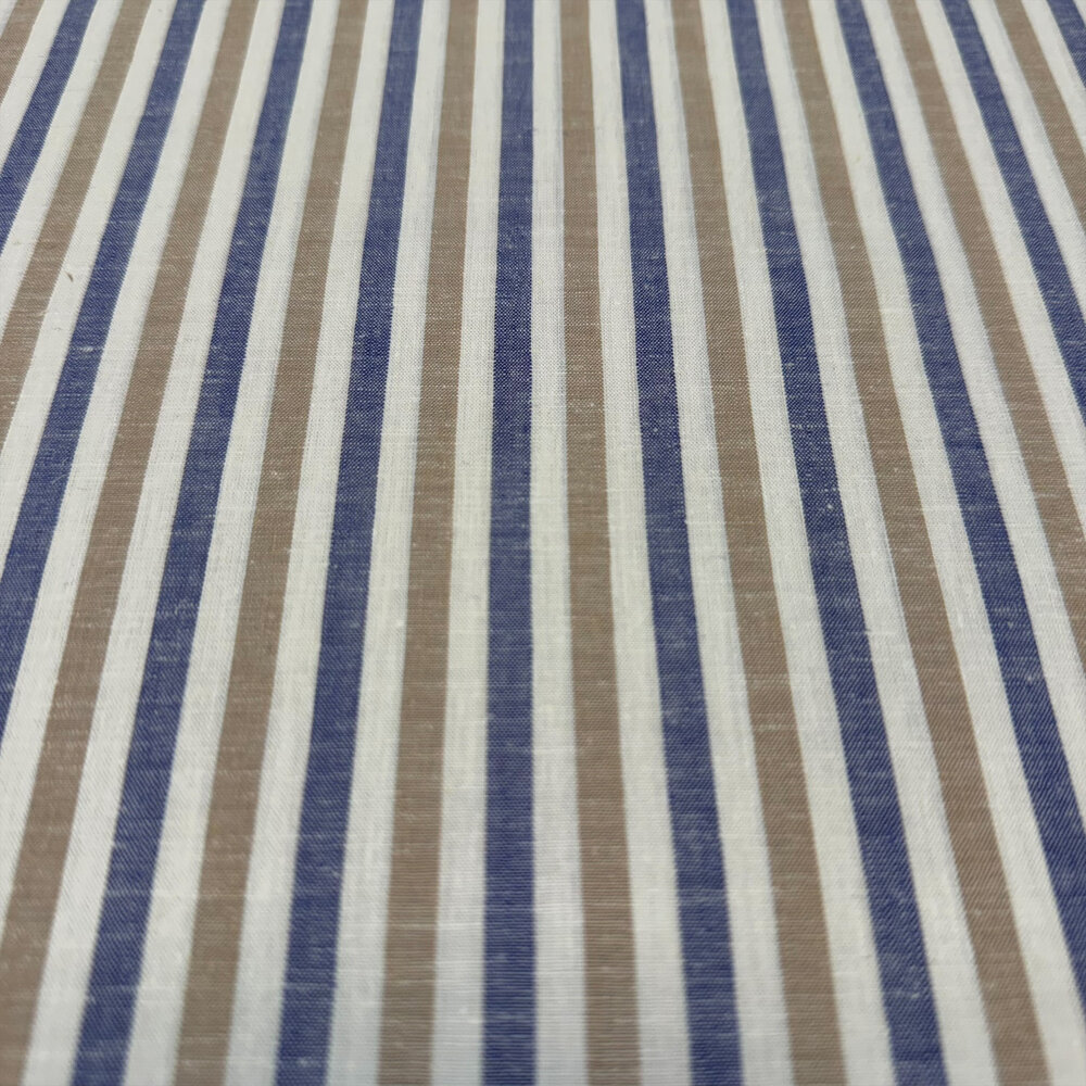 Woven cotton linen stripe 5568 Woven cotton linen stripe 5568