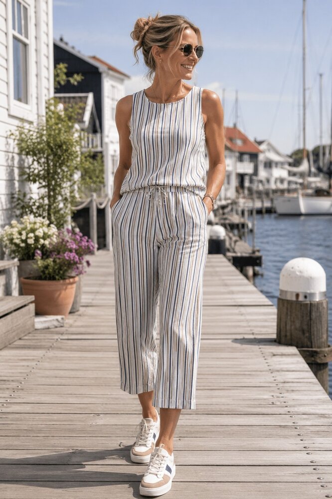 Woven cotton linen stripe 5568 Woven cotton linen stripe 5568
