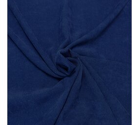 VJ COUPON -Fijne Corduroy - BA05 - Donker Kobalt  40X140CM