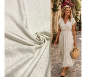 Linnen Viscose 5579 - crème Linnen Viscose 5579 - crème