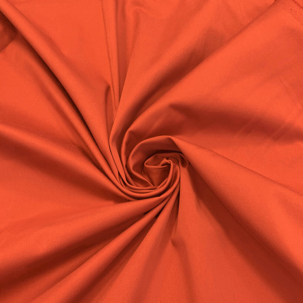 VJ COUPON Satin Coton Confort Extensible SK06 - Orange 65X135CM VJ COUPON Satin Coton Confort Extensible SK06 - Orange 65X135CM