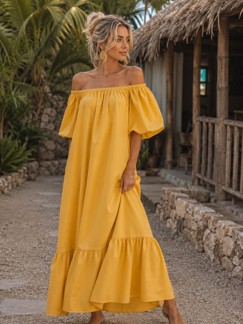 Coton extensible 5589 - Jaune Coton extensible 5589 - Jaune