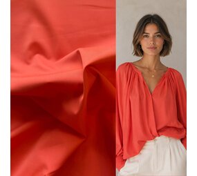 Stretch-Baumwolle 5590 - Rot