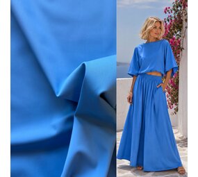 Stretch Katoen 5591 - Blauw Stretch Katoen 5591 - Blauw
