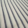 Woven cotton linen stripe 5594 - white blue
