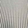 Woven cotton linen stripe 5594 - white blue