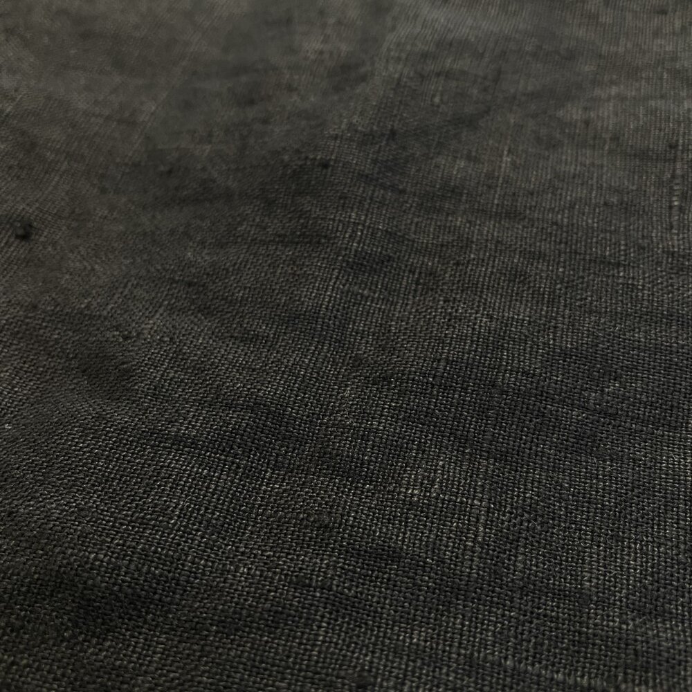 VJ COUPON - Linen 3070 - coal black 130+100X140CM VJ COUPON - Linen 3070 - coal black 130+100X140CM
