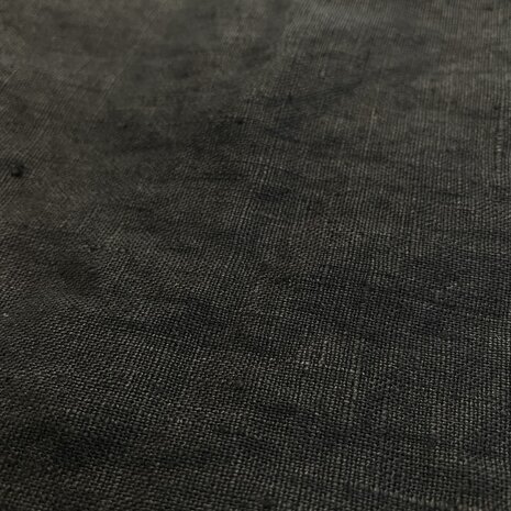 VJ COUPON - Linen 3070 - coal black 130+100X140CM VJ COUPON - Linen 3070 - coal black 130+100X140CM