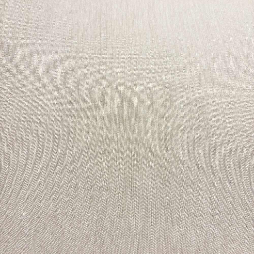 VJ-COUPON - Leinen-Baumwolle LK01 - beige/weiß 135 x 140 cm (GEW)